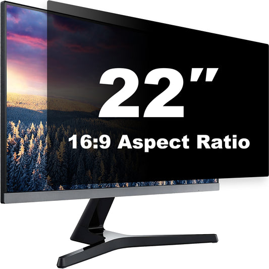 Filtro de pantalla de privacidad de computadora para pantalla ancha 16:9 de 22 pulgadas
