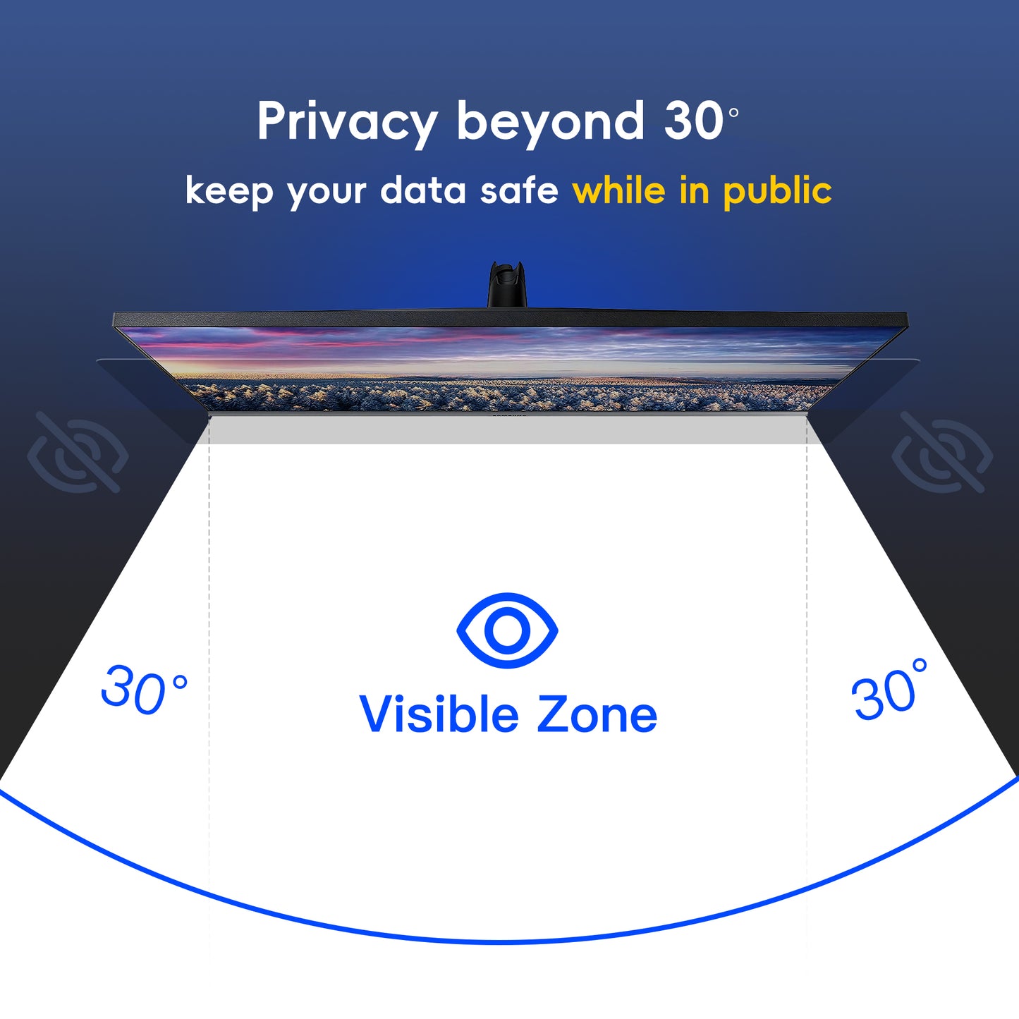 Computer Privacy Screen Filter for 21.5-inch 16:9 Widescreen