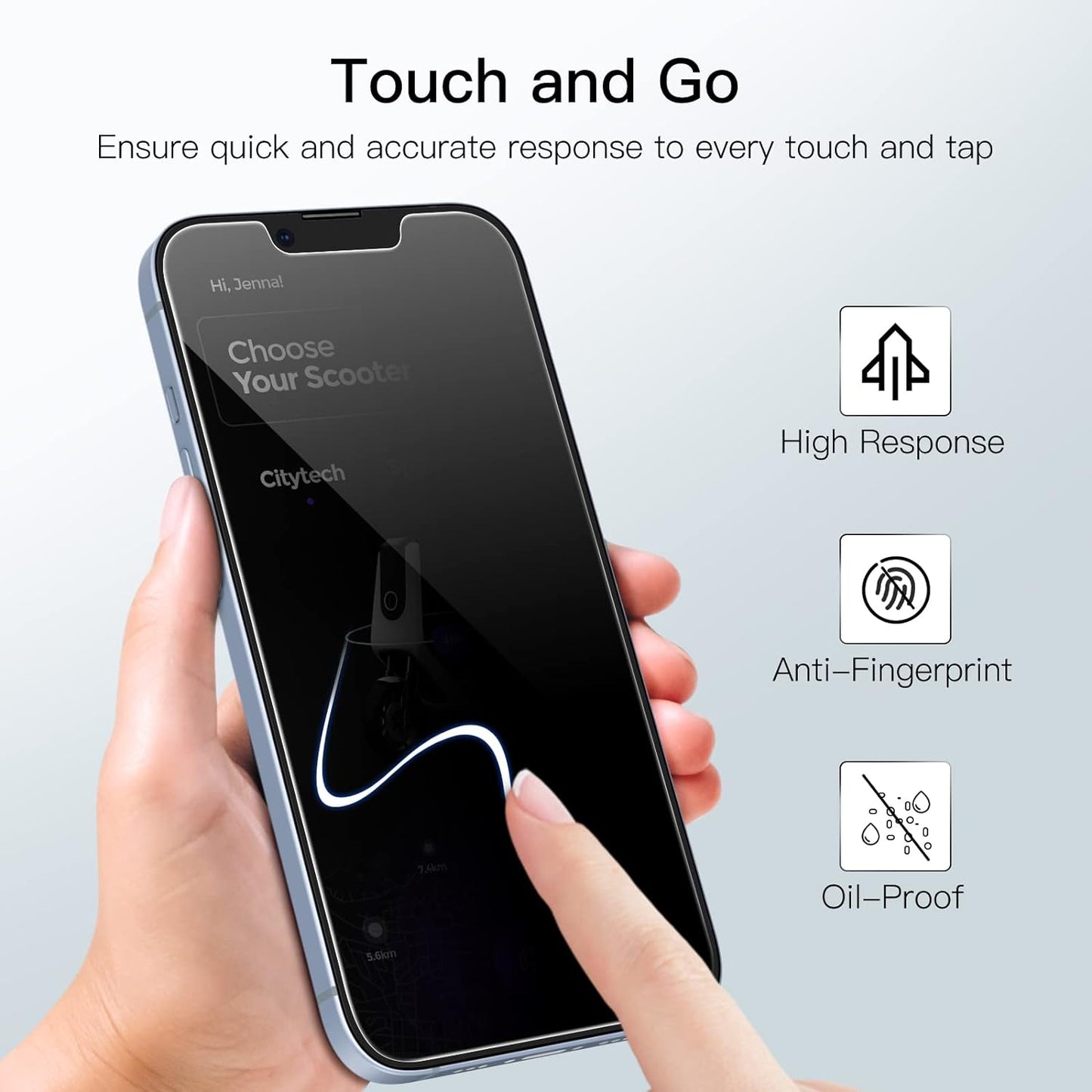 Privacy Screen Protector for iPhone